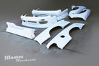 Installed View - Nissan Silvia S13: BN Sport Style Wide Body Kit