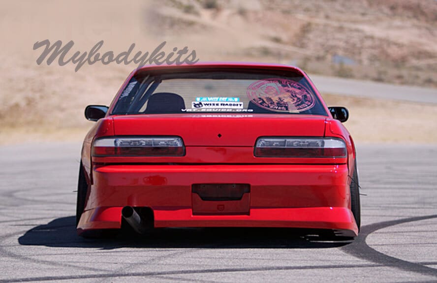 Installed View - Nissan Silvia S13: BN Sport Style Wide Body Kit