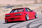 Installed View - Nissan Silvia S13: BN Sport Style Wide Body Kit