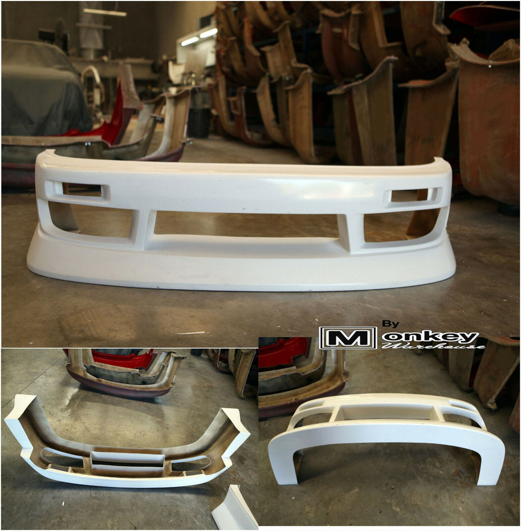 Installed View - Nissan Silvia S13: BN Sport Style Wide Body Kit