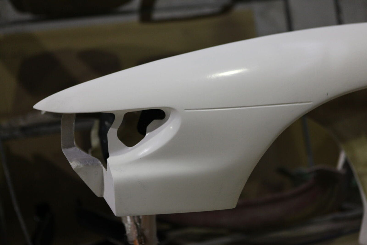 Installed View - Nissan Silvia S13: BN Sports Blister Wide Style +45mm Front Guard Fenders