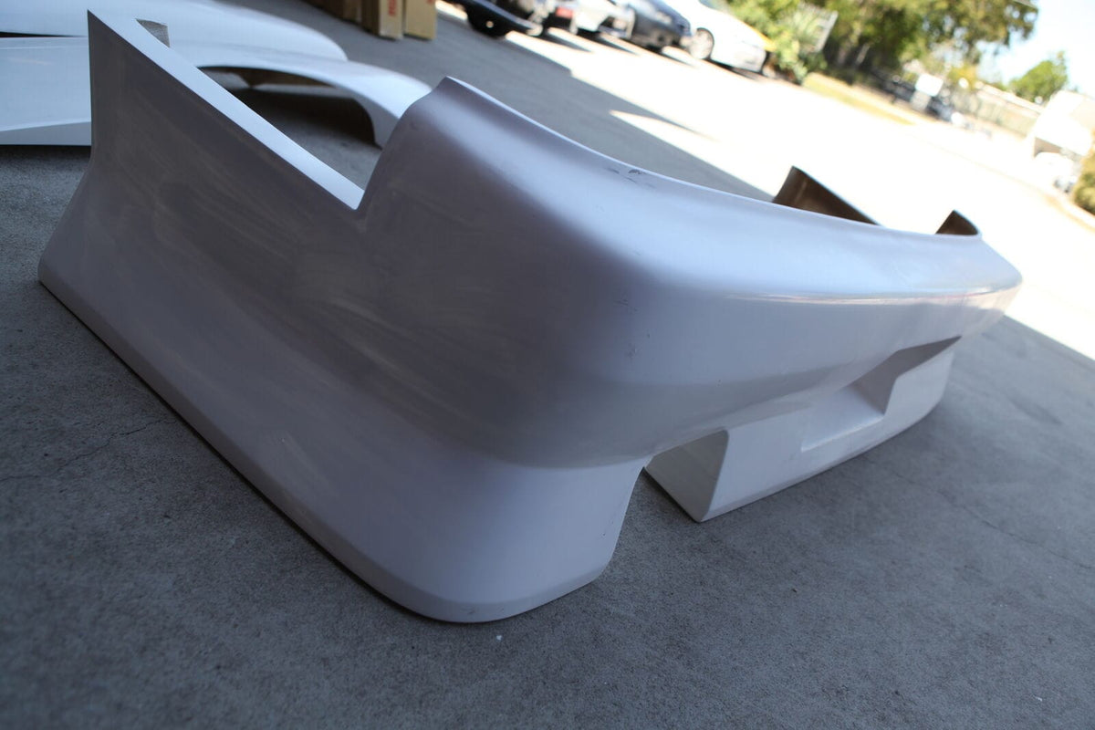 Installed View - Nissan Silvia S13: BN Sports Blister Wide Style Rear Bumper