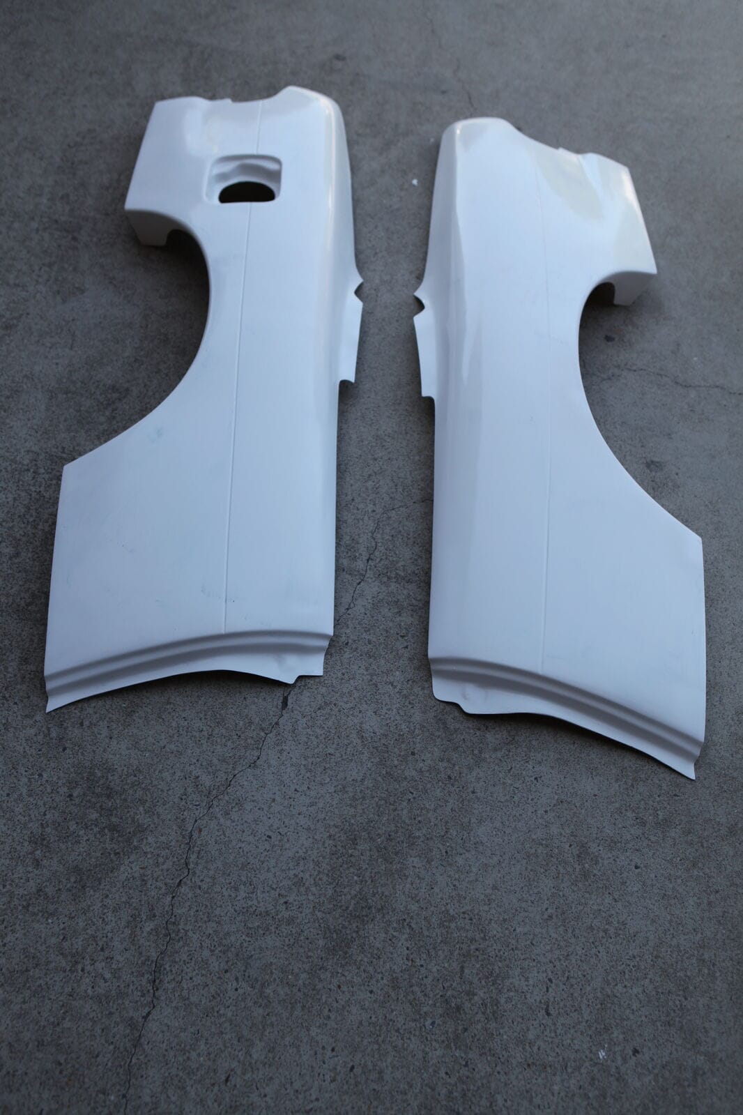 Installed View - Nissan Silvia S13: BN Sports Blister Wide Style Rear Quarter Fender Guards