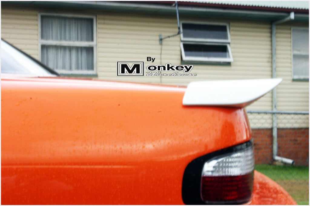 Installed View - Nissan Silvia S13: D-Max Style Rear Boot Drift Wing