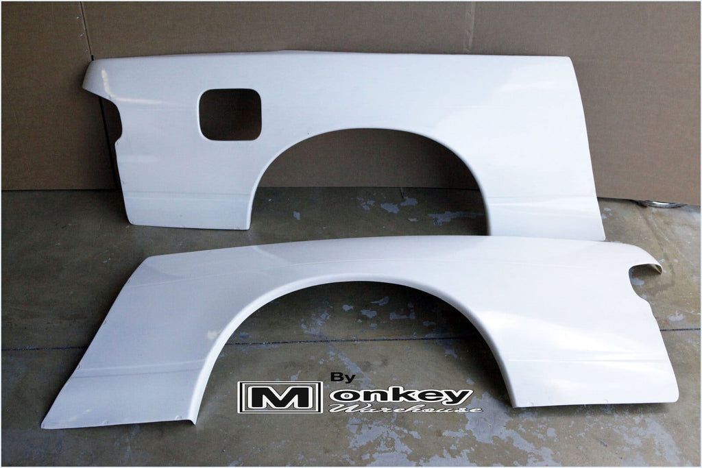 Installed View - Nissan Silvia S13: D-Max Style Rear Quarter Panels