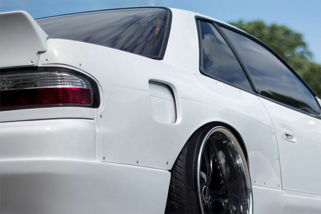 Installed View - Nissan Silvia S13: D-Max Style Rear Quarter Panels