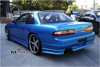 Installed View - Nissan Silvia S13: D-Max Style Side Skirts