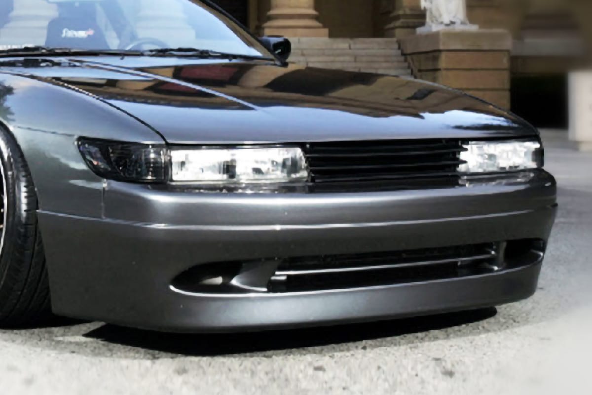 Installed View - Nissan Silvia S13: Instant Gentleman Style Full Body Kit
