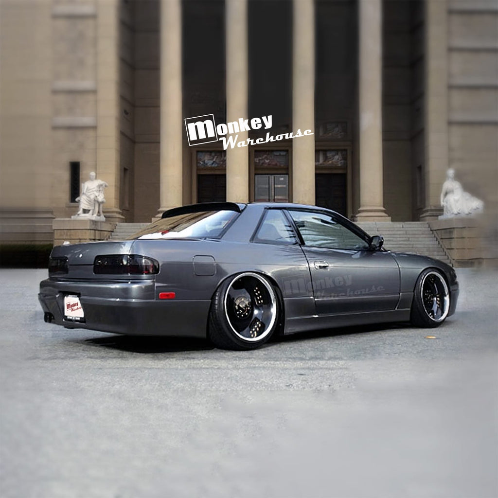 Installed View - Nissan Silvia S13: Instant Gentleman Style Rear Bumper