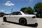 Installed View - Nissan Silvia S13: Instant Gentleman Style Side Skirts