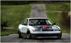 Installed View - Nissan Silvia S13: Instant Gentleman Style Side Skirts