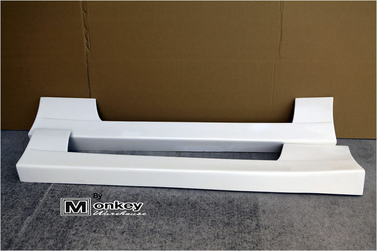 Installed View - Nissan Silvia S13: Instant Gentleman Style Side Skirts