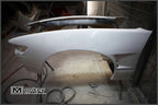 Installed View - Nissan Silvia S13: M-Sport Style +25mm Front Vented Guards