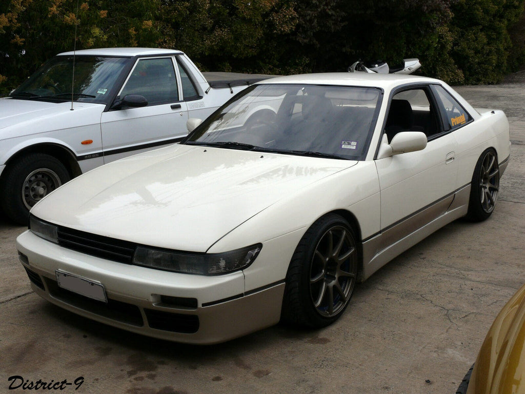 Installed View - Nissan Silvia S13: Nismo Aero Style Front Bumper