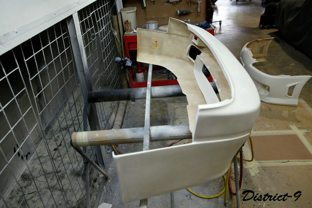 Installed View - Nissan Silvia S13: Nismo Aero Style Front Bumper