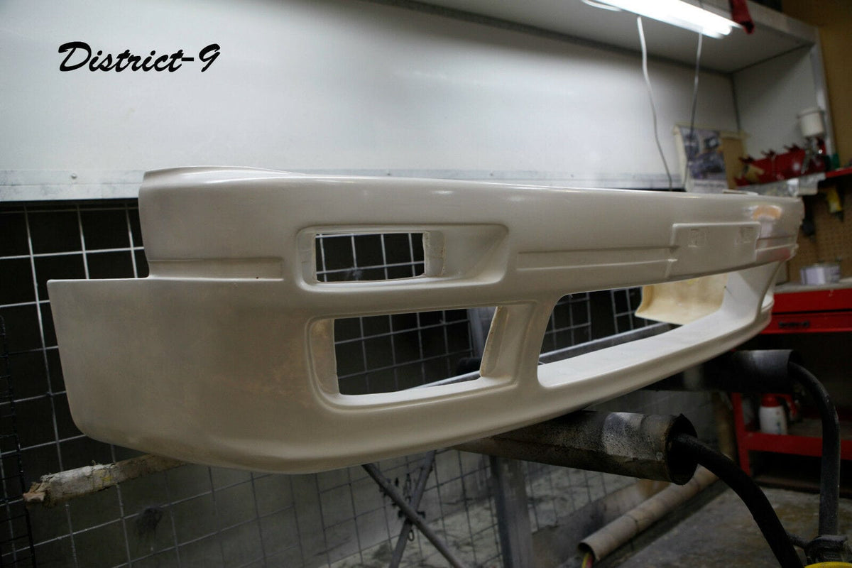 Installed View - Nissan Silvia S13: Nismo Aero Style Front Bumper