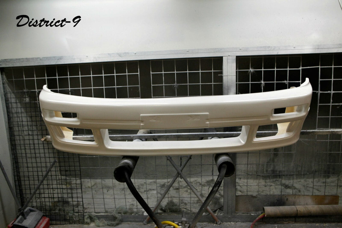 Installed View - Nissan Silvia S13: Nismo Aero Style Front Bumper