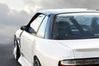Installed View - Nissan Silvia S13: Premium Window Visors