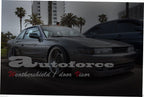 Installed View - Nissan Silvia S13: Premium Window Visors