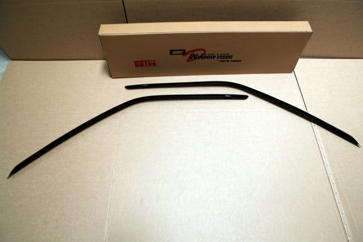 Installed View - Nissan Silvia S13: Premium Window Visors