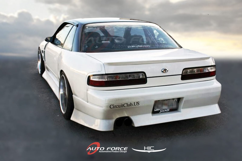 Installed View - Nissan Silvia S13: Premium Window Visors