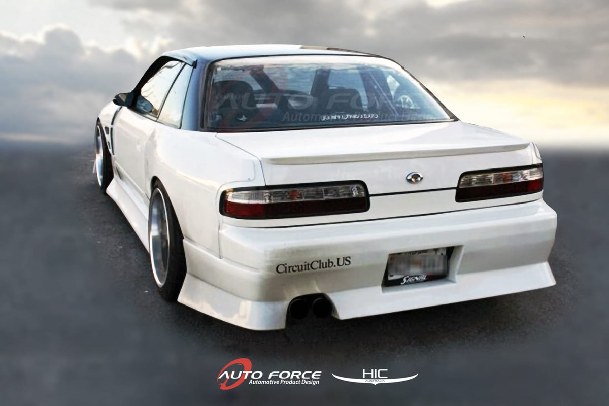 Installed View - Nissan Silvia S13: Premium Window Visors