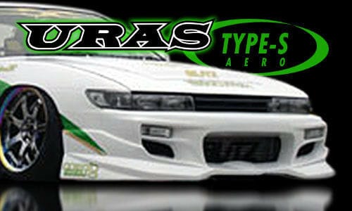 Installed View - Nissan Silvia S13: Uras Type S Style Front Bumper