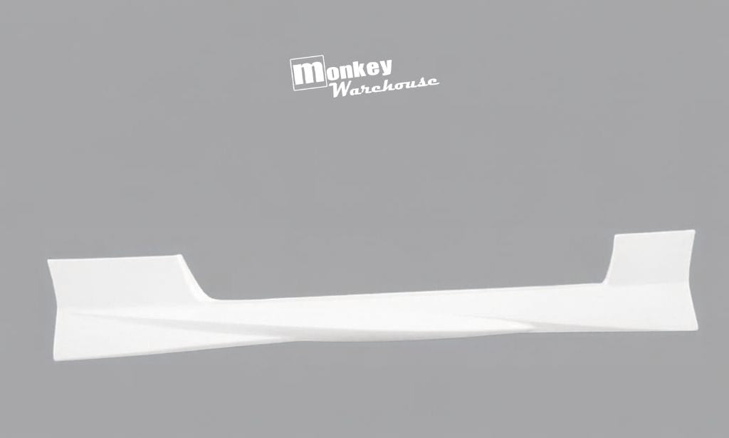Installed View - Nissan Silvia S13: Uras Type S Style Side Skirts