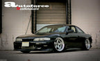 Installed View - Nissan Silvia S14 / 200SX / 240SX: Premium Window Visors