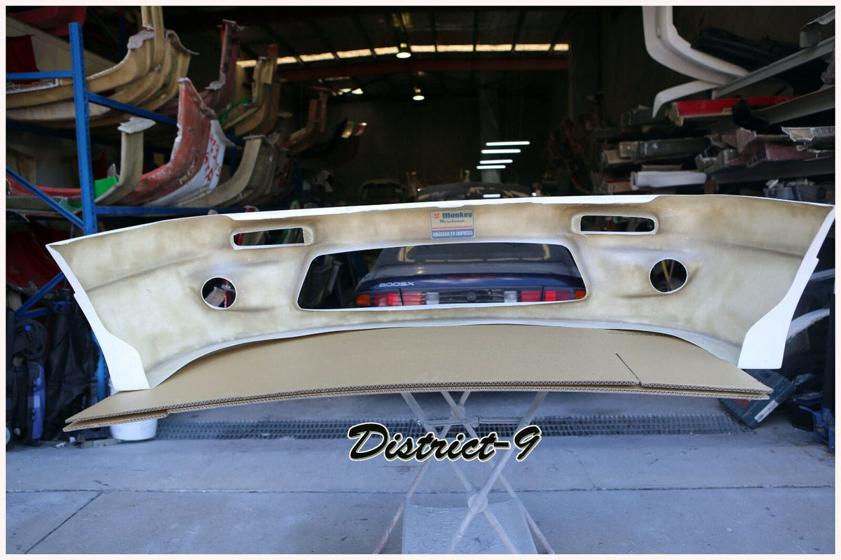 Installed View - Nissan Silvia S14 Kouki: Rocket Bunny Style Front Bumper