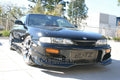 Installed View - Nissan Silvia S14 S1: Uras Type S Style Front Bumper
