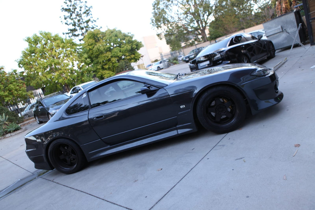 Installed View - Nissan Silvia S15 / 200SX: Premium Window Visors