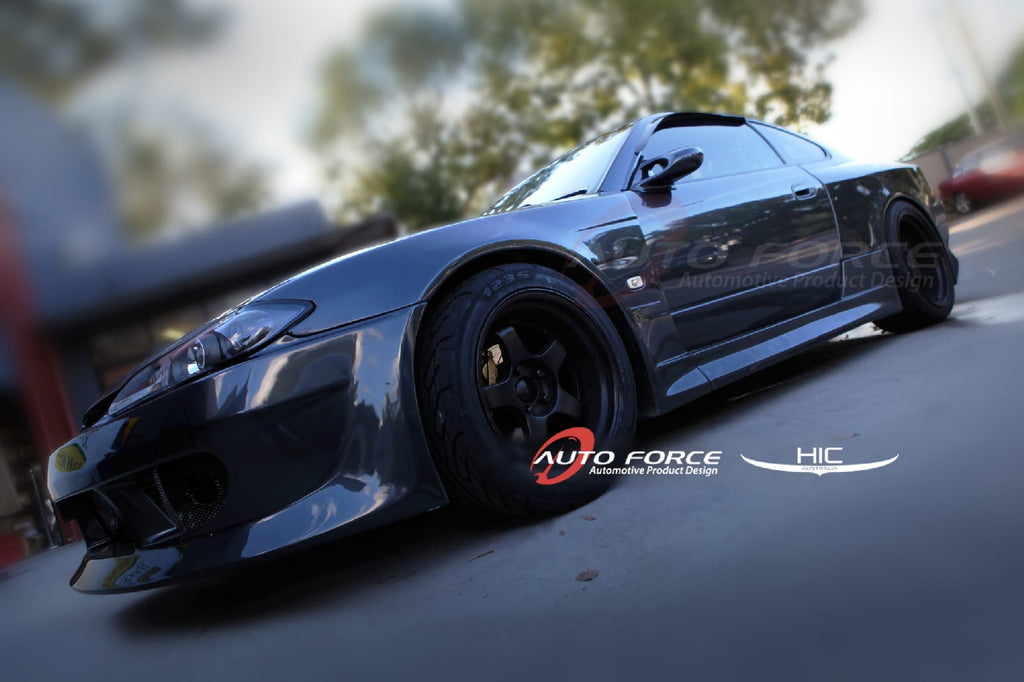 Installed View - Nissan Silvia S15 / 200SX: Premium Window Visors