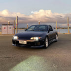 Installed View - Nissan Silvia S15: Aero Style JDM Front Bumper