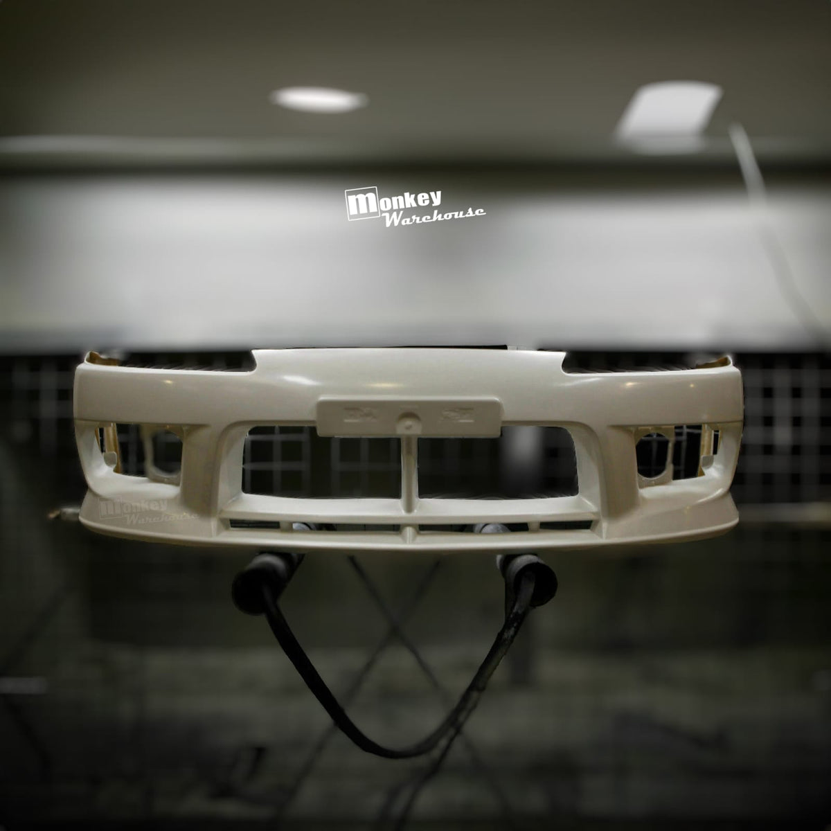 Installed View - Nissan Silvia S15: Aero Style JDM Front Bumper