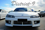 Installed View - Nissan Silvia S15: Aero Style JDM Front Bumper