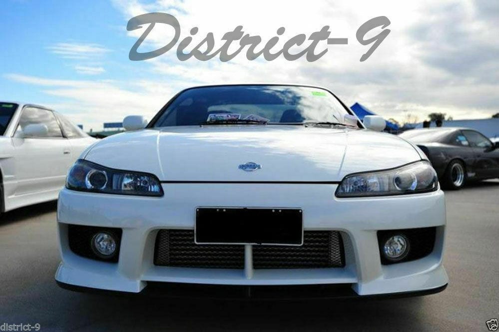 Installed View - Nissan Silvia S15: Aero Style JDM Front Bumper