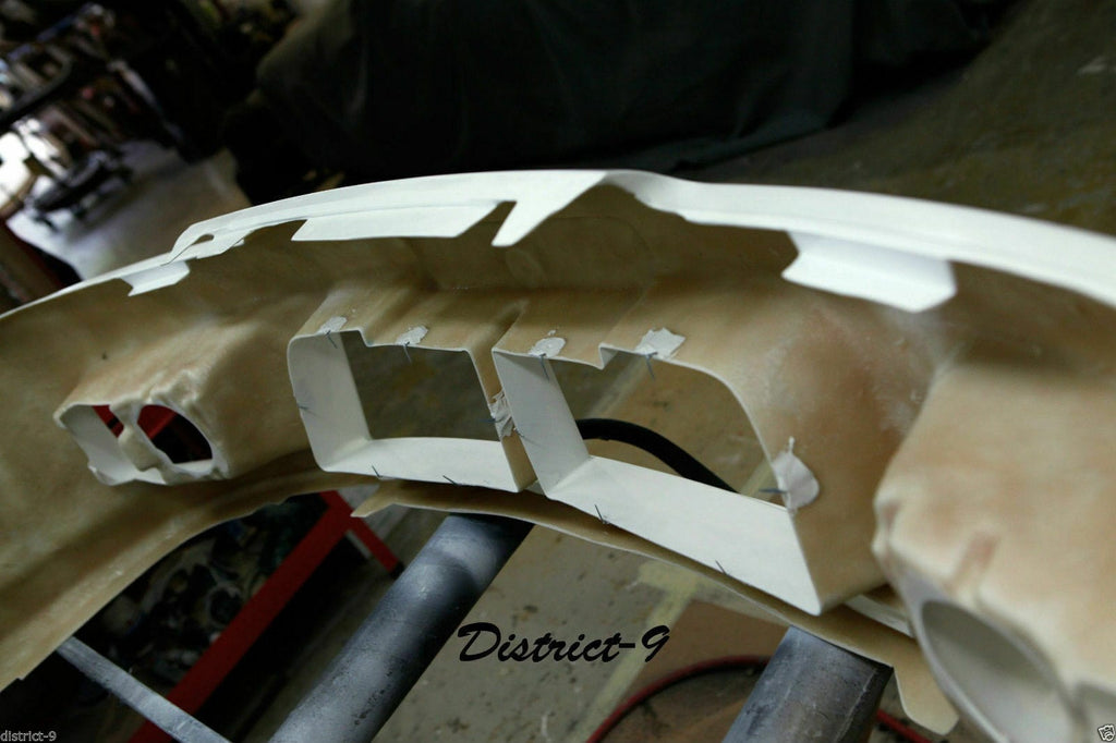Installed View - Nissan Silvia S15: Aero Style JDM Front Bumper