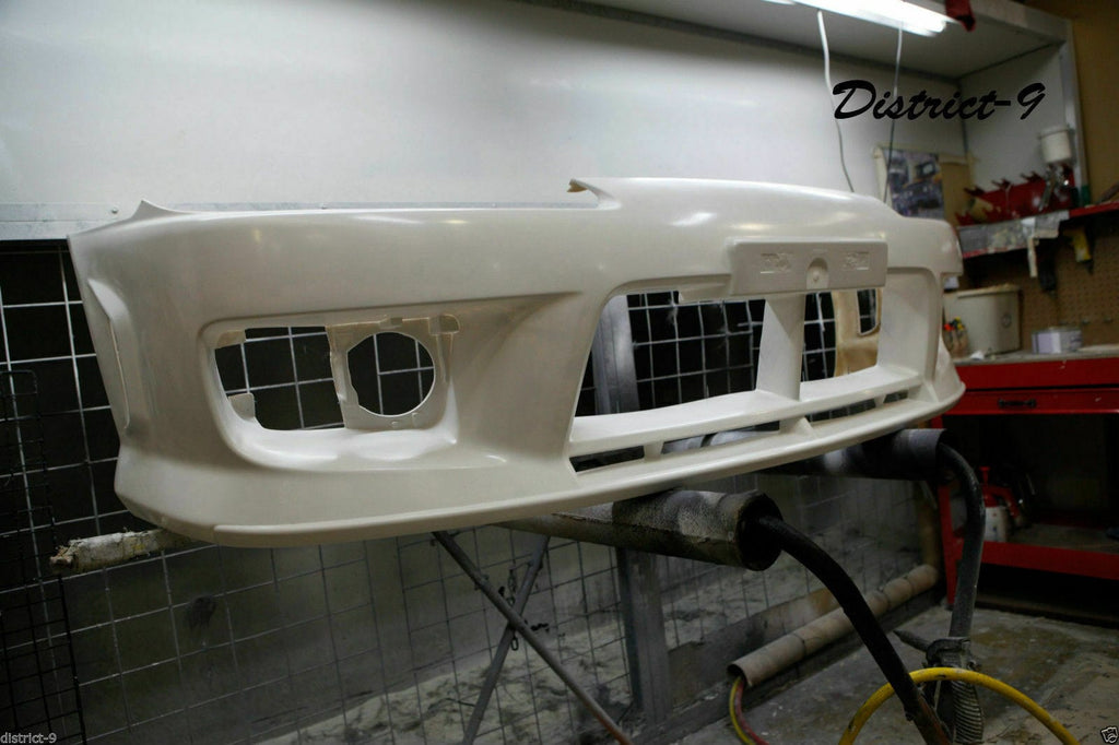Installed View - Nissan Silvia S15: Aero Style JDM Front Bumper