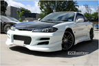 Installed View - Nissan Silvia S15: Uras Type S Style Front Bumper