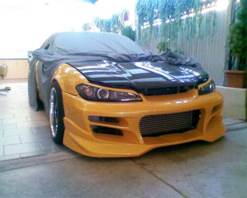 Installed View - Nissan Silvia S15: Uras Type S Style Front Bumper