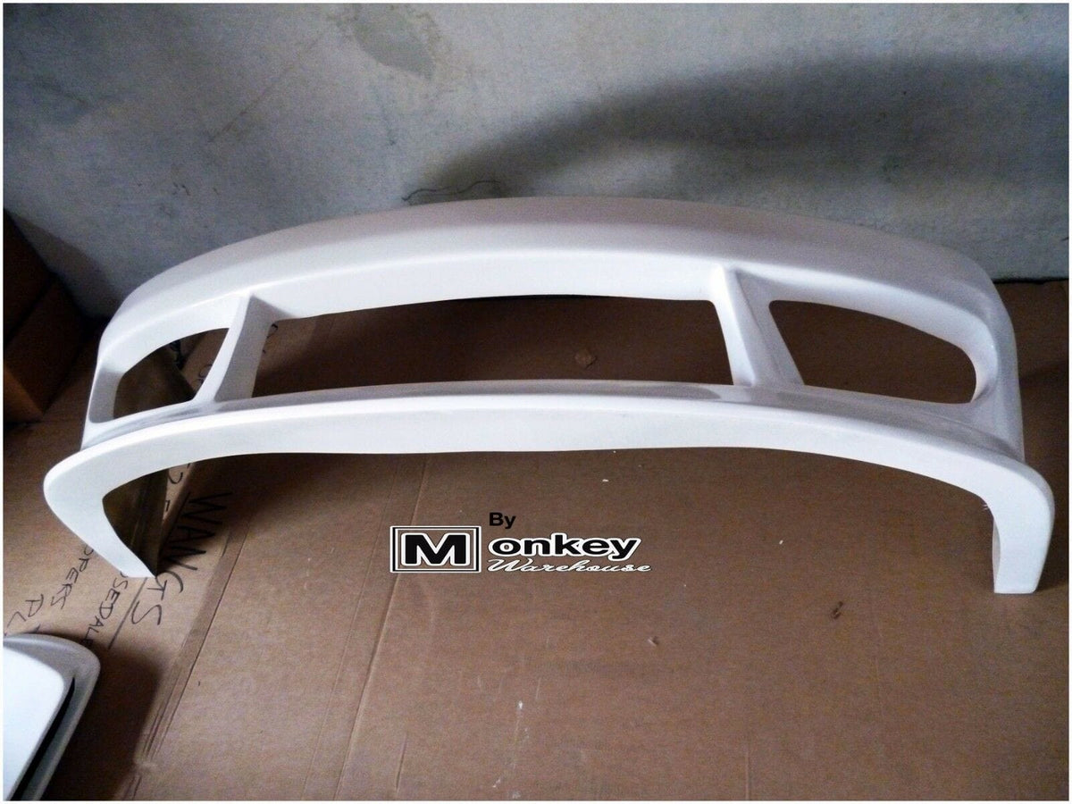 Installed View - Nissan Silvia S15: Vertex Style Front Bumper