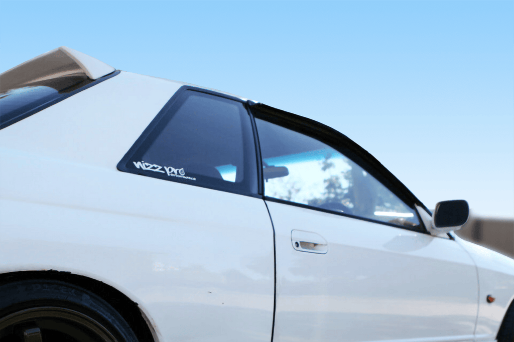 Installed View - Nissan Skyline R32 Coupe (1989-1994): Premium Window Visors