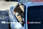Installed View - Nissan Skyline R32 Coupe (1989-1994): Premium Window Visors