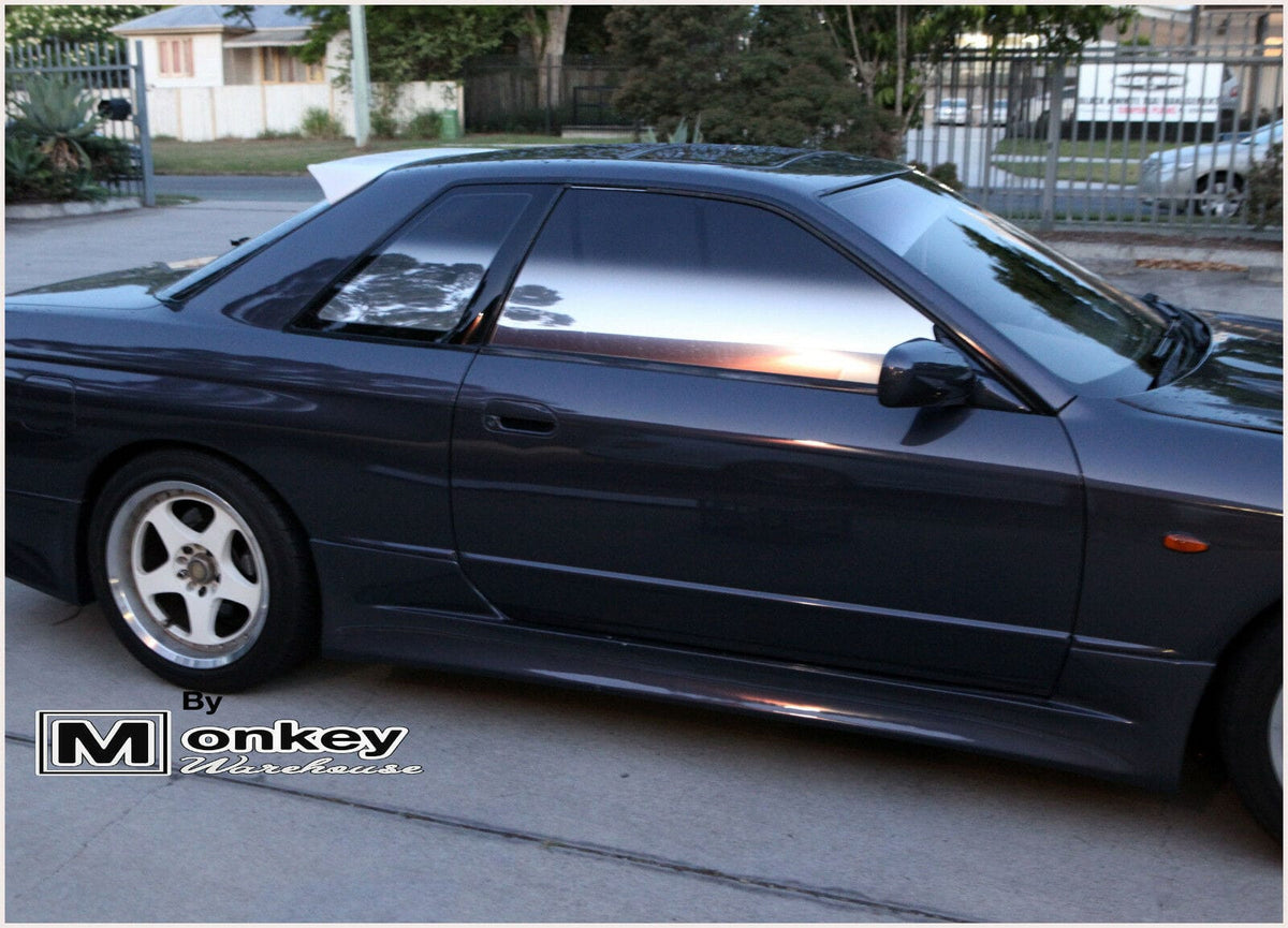 Installed View - Nissan Skyline R32 Coupe: D-Max Style Rear Roof Wing