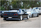 Installed View - Nissan Skyline R32 Coupe: D-Speed Style Rear Boot Drift Wing