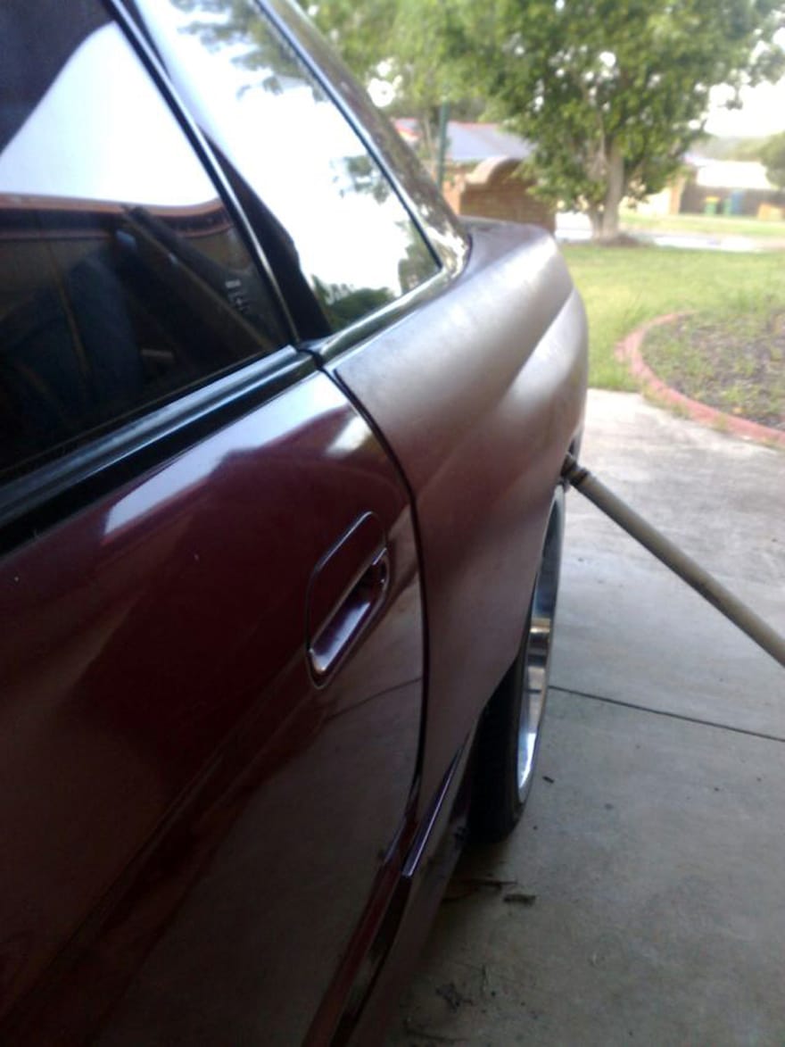 Installed View - Nissan Skyline R32 Coupe: GTR Style Rear Quarter Panels