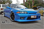 Installed View - Nissan Skyline R32 Coupe Sedan: Vertex Style Front Bumper