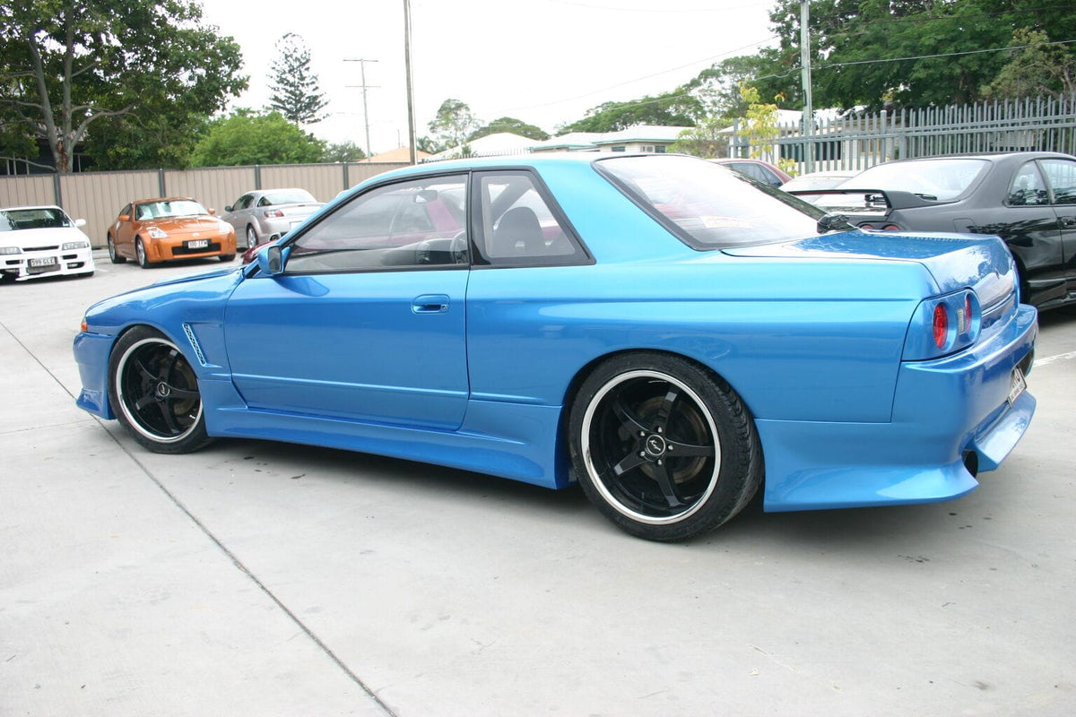 Installed View - Nissan Skyline R32 Coupe: Vertex Style Rear Bumper