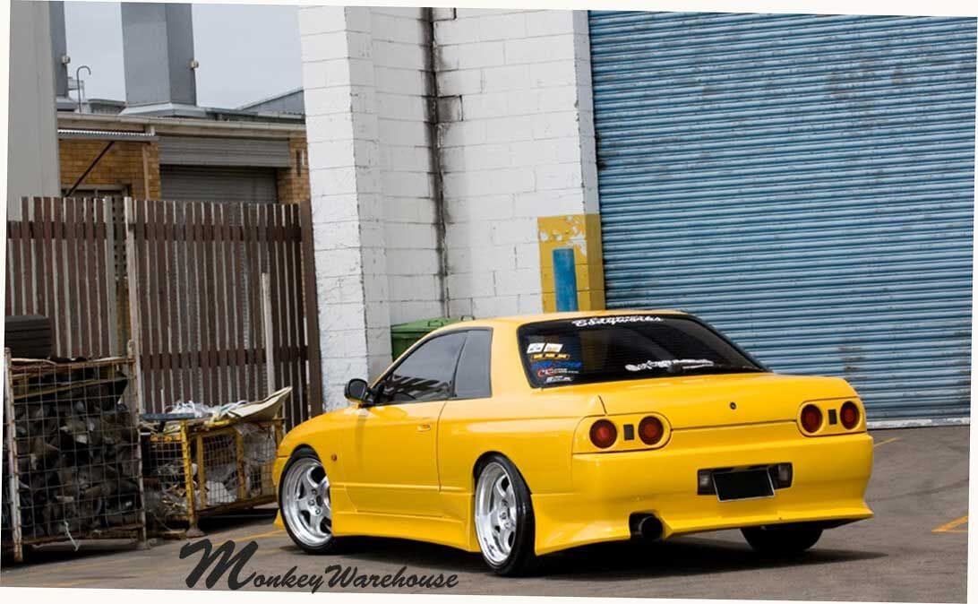 Installed View - Nissan Skyline R32 Coupe: Vertex Style Rear Bumper